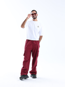 Wine Cargo Pants