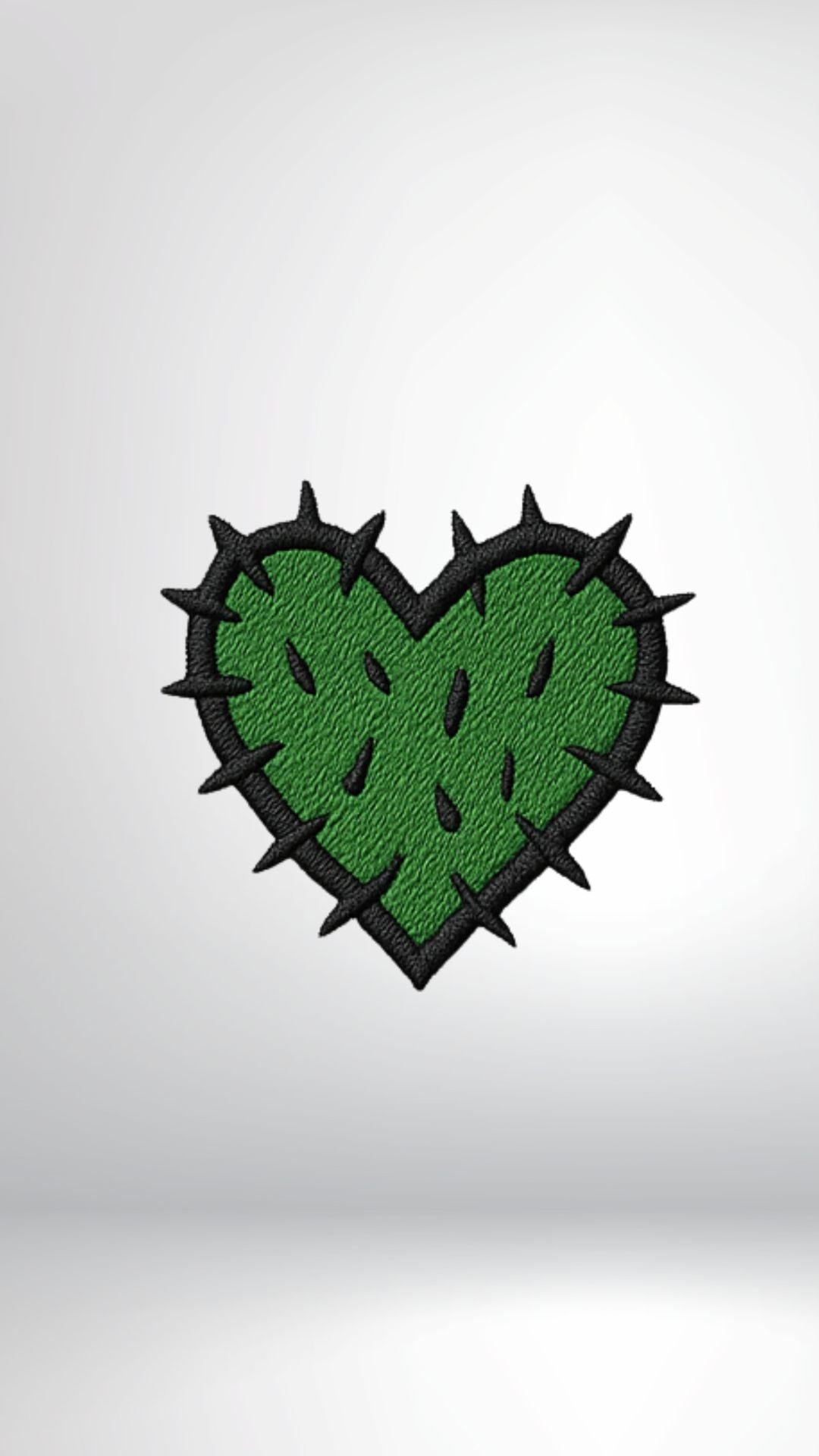 SPIKY HEART PATCH